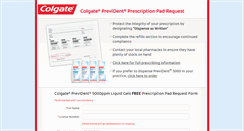 Desktop Screenshot of colgateprevident5000.com